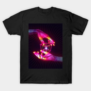 Psychedelic Energy Hands 6 (GIF) T-Shirt